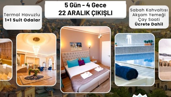  KAPADOKUS TERMAL TATİL KÖYÜ TURU